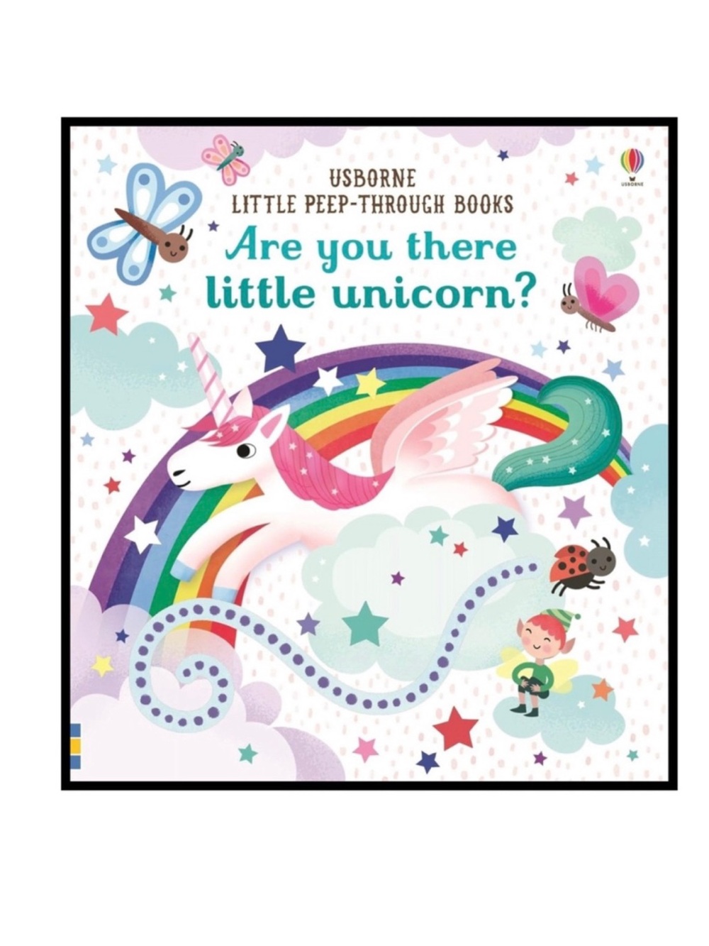 BUNDLE & SAVE🦄 Usborne Little Peep Through Book Are You There Little Unicorn